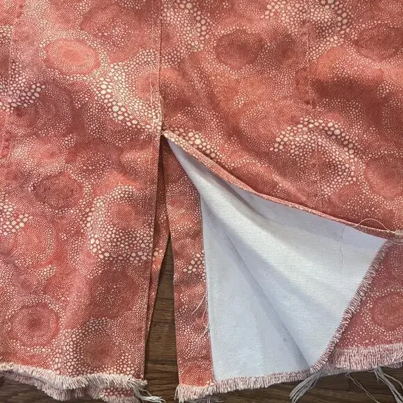 Women's orange pink Skirts - Picture 5 of 5